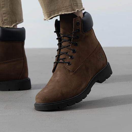 添柏岚（Timberland）男鞋马丁靴春季户外徒步登山鞋抓地耐磨工装复古英伦高帮靴A64YN 深棕色A64YN968 44 (280mm)