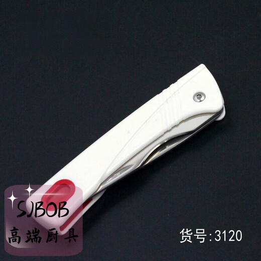 SJBOB Deutschland importierte Qualität Obstmesser Edelstahl klappbar tragbare Hobel Schäler Multifunktionsmesser Angelschneider 3122 Messer