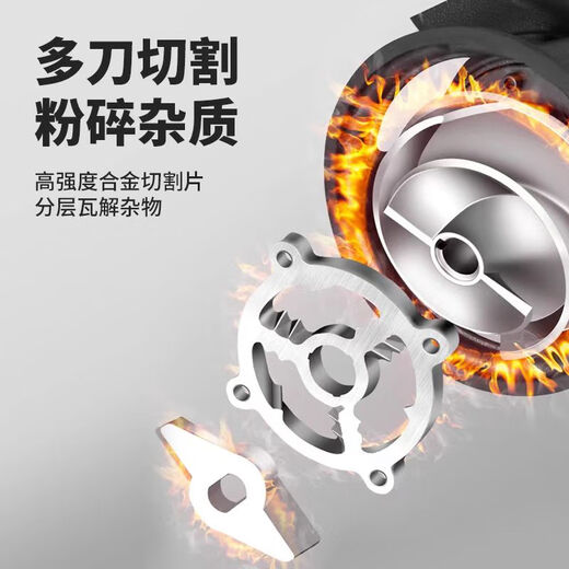 纪俪田定制无堵塞潜水排污泵切割污水泵抽粪大流量污泥泵 80WQ804015KW 380V