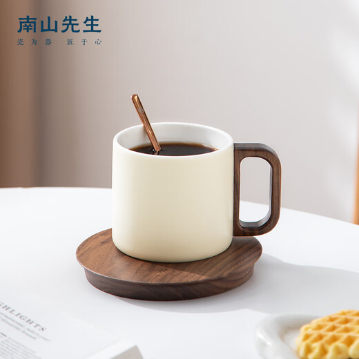 Mr. Nanshan Hanjian coffee cup set household ceramic tea cup with spoon light luxury birthday gift exquisite coffee cup