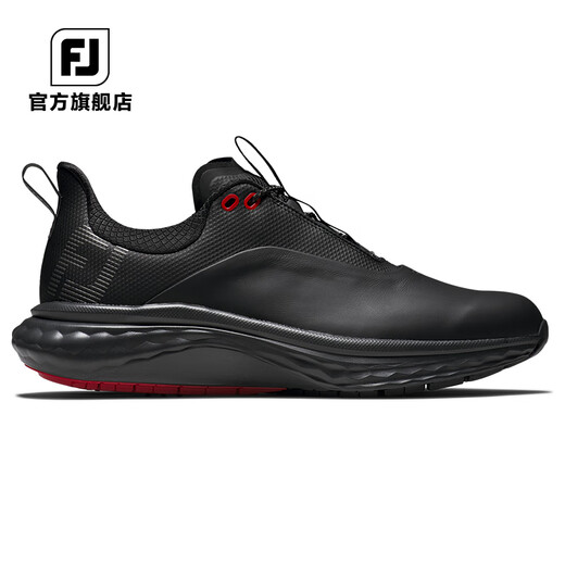 
FootJoy golf shoes men's shoes new FJ Quantum sports lightweight golf sports shoes comfortable and stable without spikes White/Blue/Red-56989 Size 41 = US size 7.5