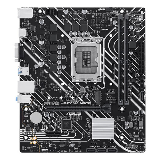 华硕（ASUS）PRIME H610M-K ARGB D4 H510M电竞游戏主板 大师系列主板 支持 CPU G6900/12400F/12100F/13100F PRIME H610M-K ARG