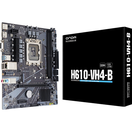 ONDA CPU Motherboard Set H610-VH4-B 14-12 Motorard + Intel 14th Generation Core i3-14100F Board U Set