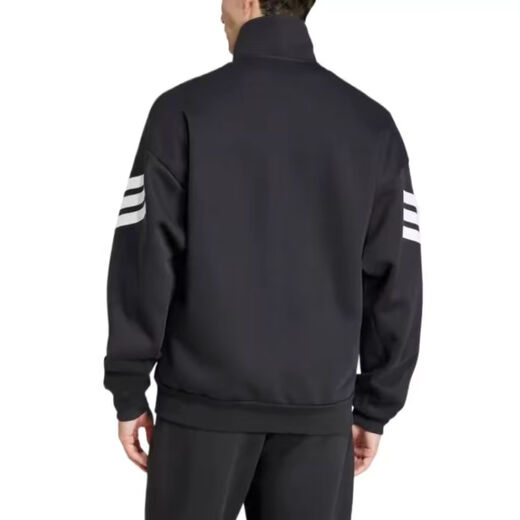 Adidas (Adidas) Spring Men Sports с тремя полосами универсальная воротника повседневная куртка JD4885 размер M