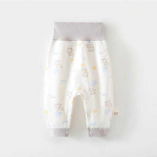 [Belle Yichun Babyhose] Babyhosen Schnappknopf hoher Taille -Bauchschutzhose Neugeborene Buntstiftfrucht #6211 73