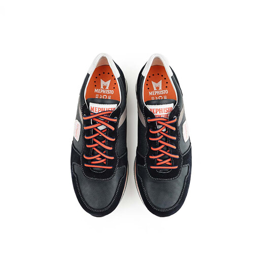 Ma Feishitu (Mephisto) importierte Top -Layer -Kuhlatten -Herrenschuhe Gummi -Sohle -Sneaker mit echtem Leder Casual Leder Casual Schuhe Greg 9855/6145/6105/4830 (Naru Qing) 39