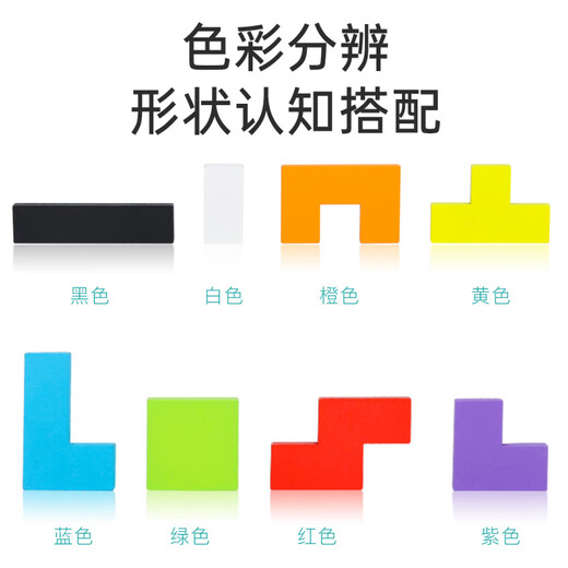 
Beijing Tetris building block puzzle for boys and girls aged 6 to 12 years old, 3 years old, intellectual brain development toys for children Tetris ordinary thickening