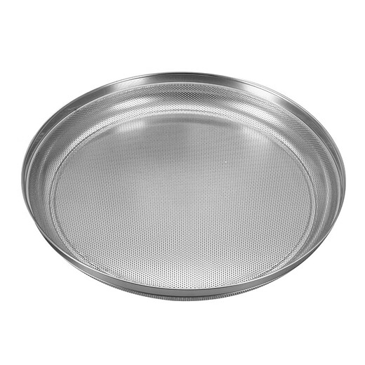 Sieve stainless steel screen dustpan drying filter rice sieve sand gardening sieve soil sieve grain grain filter stainless steel 33 cm high 5 points 5 cm hole 1 point 5 mm