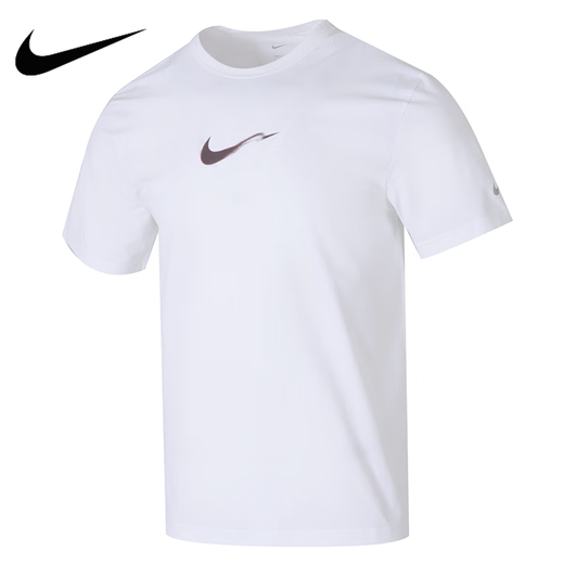 耐克（NIKE）短袖男装夏季DRI-FIT透气快干跑步训练健身运动服青年t恤半袖上衣 HV4882-100 2XL /185/100A