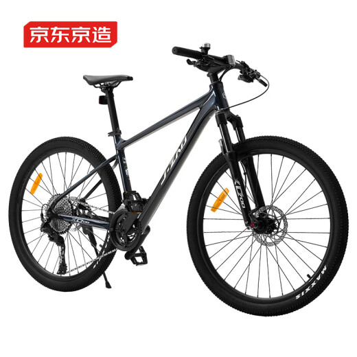 京东京造XC700山地车自行车禧玛诺CUES系统22速成人学生17寸玛瑙黑