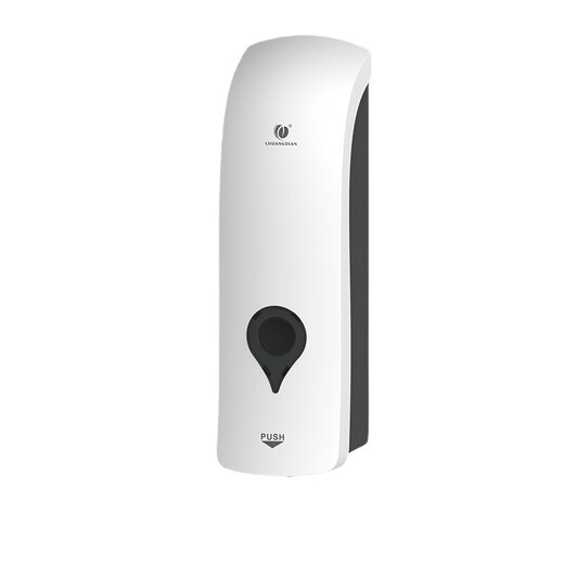 
Ling Yuxun Customized Soap Dispenser Wall-mounted Hotel Hand Sanitizer Bottle No Punching Soap Dispenser Household Bathroom Soap Depressor 1049A-White