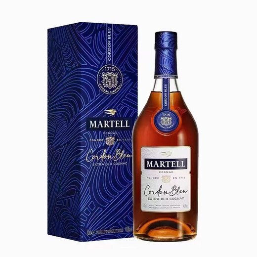 Martell Blue Belt XO Grade Cognac French Original Imported Foreign Wine Martell Blue Belt 700mL Blue Belt 700mL 1 Bottle New Packaging