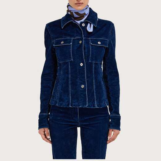 Ferragamo women's blue mulberry silk square scarf 0781320 gift for girlfriend