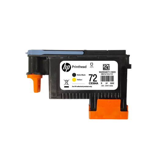 HP original 72 printhead is suitable for HP T795/T790/T1300/T610/T1100 plotter 72 printhead C9384A:MKY (sharp black + yellow)