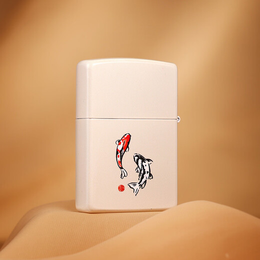 Zippo Original echter helllicher weißer Farbdruck alles Gute für das Glück von Valentinstagsgeschenken für Männer, die besten Wünsche zu gewinnen (DY9902CY) gleich groß