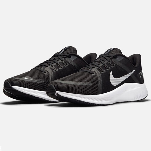 耐克（NIKE）官方男鞋春季新款QUEST 4跑步鞋飞线网面透气低帮运动鞋休闲鞋 DA1105-006黑色白 42.5