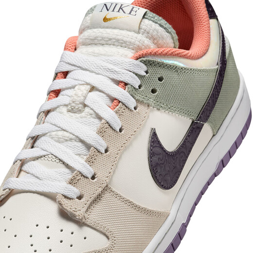 Nike NIKE sneakers men's casual shoes DUNK comfortable and versatile sports shoes HV5750-133 white green purple 42