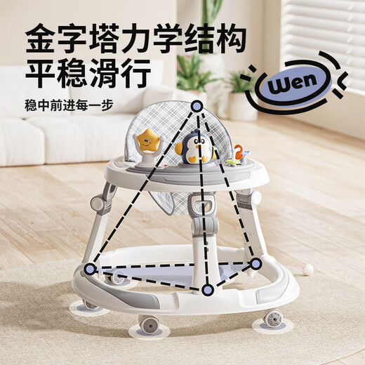 巧乐熊学步车防o型腿婴儿手推车宝宝学步车婴儿儿童小孩多功能起步车 2