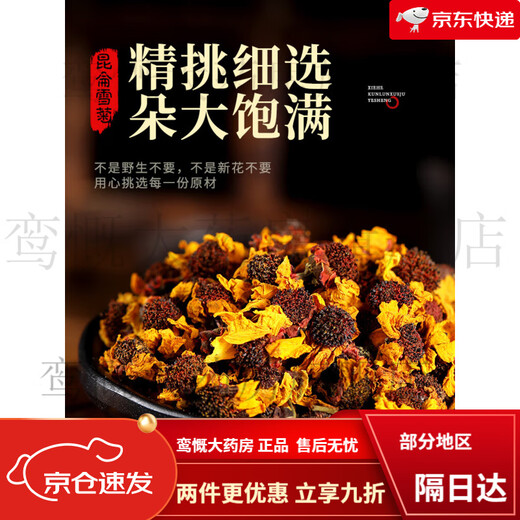 
Union Jingpin Kunlun Tianshan Snow Chronicles Xinjiang Specialty Wild Physal chrysanthemum Official Flag Store Ship's Special Class Authentic chrysanthemum Tea with Robu Maple A can of green money willow (recommended by icy friends)
