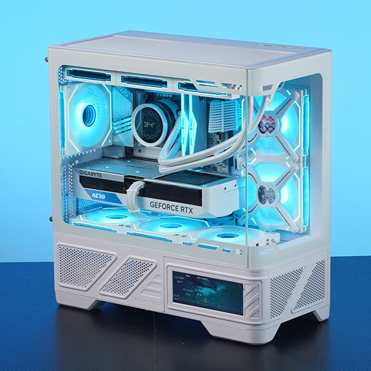 GIGABYTE RTX5070Ti/5080/5090D Snow Eagle/AMD Ryzen 7 9800X3D/9700X e-sports network game water-cooled white sea view room secondary screen desktop computer host 2 Ryzen 7 9700X丨RTX5060Ti