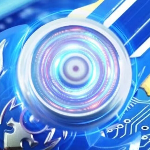 Wanre luminescent sword-shaped new gyro toys children's alloy spiral toys against boys and girls' holy sword launcher Sword God Zhan Tuo Dragon King/Blue] 1 gyro [New guest immediately reduced] Strong