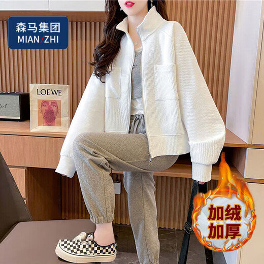 棉致外套春秋款女2025初春新款短款开衫外套显瘦百搭通勤 灰色[春秋-抗起球] 薄款 M [_建议120斤以下]