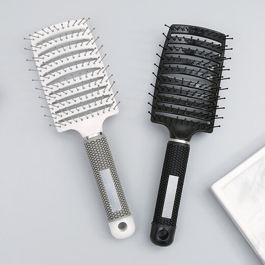 Boyou Com Com Com Com Com Comby Fluffy High Skull Top männliche und weibliche Artefaktöl Kopf Rückenhochrippen Kämmer lockiges Haar Kamm Hair Salon Werkzeug