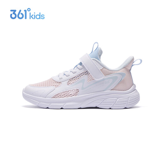 361 children's shoes, children's running shoes, 25 summer boys and girls breathable cushioning, light and soft campus sports shoes, pink 37
