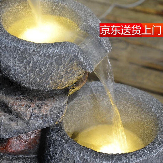 Yuanquanjia (Yuanquanjia) Шаг за шагом, чтобы поднять сельскую местность, текущая вода для водного пруда
