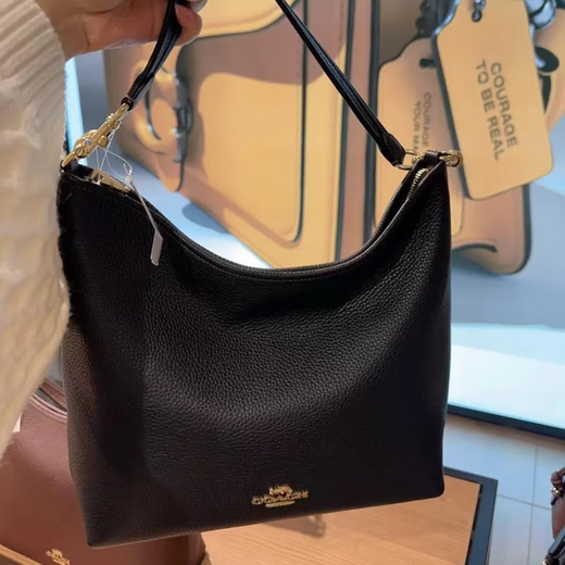 Trainer Laurel 30 Top Reißverschluss Öffnung und Schließung großer Kapazitätsumhängetasche 25 neue Feiertagsgeschenke Black Cy684-Imblk