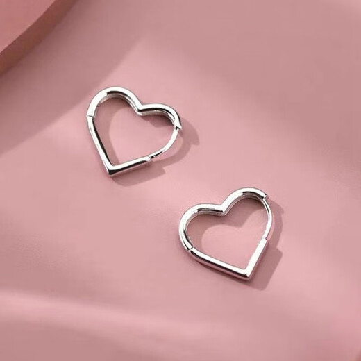 Guanpuge Fat Donglai same style pt950 platinum earrings for women PT950 summer love earrings new platinum earrings earrings earrings love earrings