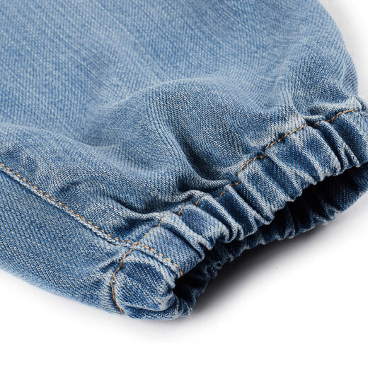 
jnby by JNBY new style Jiangnan cloth children's clothing loose denim tapered pants 24 autumn boys and girls 1O7E11730 993/denim deep orchid 150cm