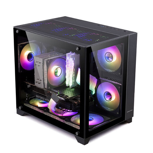 Navigator i7 14700/RTX5060/Core i5/4060/H/HX version/water-cooled gaming e-sports desktop computer host DIY assembly computer complete machine installation complete set of chicken 2 13th generation Core i5丨16G丨RTX4060 8G