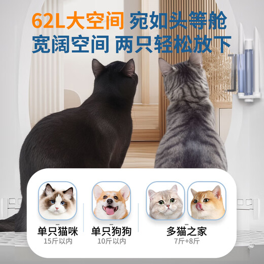 Lechi Intelligent Constant Temperature Pet Drying Box Cat and Dog Bath Dryer British Short Ragdoll Bichon Blowing Water to Prevent Colds New First Class Pro Blue Light Antibacterial White