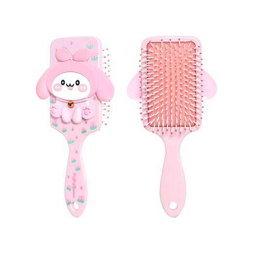 Salon mode portable original portable porc pig coussin peigne mignon carton lapin air coussin fille coeur coeur peigne portable en gros 3888 cochon lapin carré air coussin bleu bleu