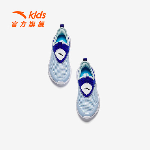 
Anta children's sneakers for men and women's children's shoes for 2025 summer new product mesh breathable large mesh sweat-relieving running shoes [men's style] dust blue/sky blue/white 9906-1 29