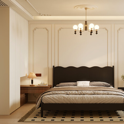 Quanyou whole house customized wardrobe bedroom modern simple living room background wall small apartment cabinet finished furniture set 35800 yuan whole house package package