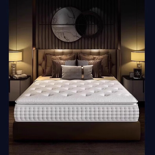 Mumin Hilton five-star hotel latex independent pocket spring compression spine mattress for home bedroom super soft 30cm thick moderately hard Hilton basic guest room 20CM 1.8x2.0 meters