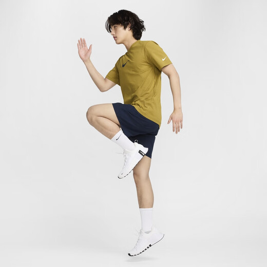 
Nike (NIKE) official HYVERSE DRI-FIT men's sun protection quick-drying short-sleeved top summer T-shirt HV4882 399 desert moss green/fir green/silver L
