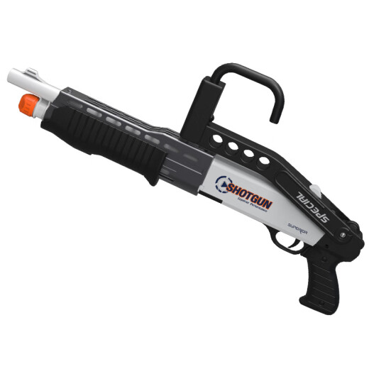 Escopeta infantil pelusa S686 Revólver Revólver Escopeta suave de juguete Mano de juguete Manual de pistola de juguete Manual de escopeta competitiva Spas-12 en blanco y negro