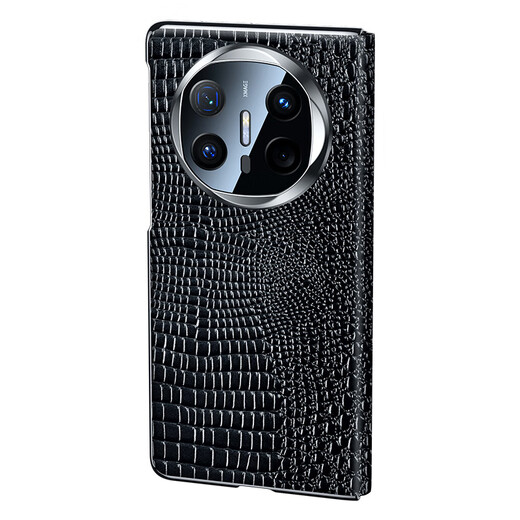L'application basée sur la tendance Shell de Huawei Matex6 Téléphone mobile Carie magnétique MAGNET Electroplated Gold Edge Small Crocodile Modèle Huawei X6 Collectrice de la version Cover Protective Anti-Fall Full Inclusive Business Nouveau modèle pour hommes et femmes Elegant Black] Top Caler Cowhide Full Inclusive Protection Smart Window Huawei Matex6 / X6 Collector's Version de la version collective Cowhide Full inclusive Smart Window Huawei Matex6 / X6 Collector Coldector Coloncect