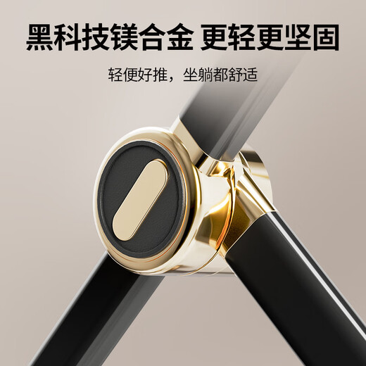 Kubeile baby stroller can sit and lie down, lightweight baby stroller for 0-3 years old with folding belt shock absorption and one-touch baby walking artifact Qingjie Green Intelligent Control Universal + Spine Protection Sleeping Cabin