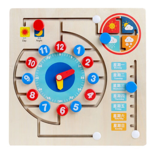 Legend Age Kindergarten Montessori Aides d'enseignement Aids en bois Alphanumeric Matching Maze Game Board's Toys's Toys 345 ans