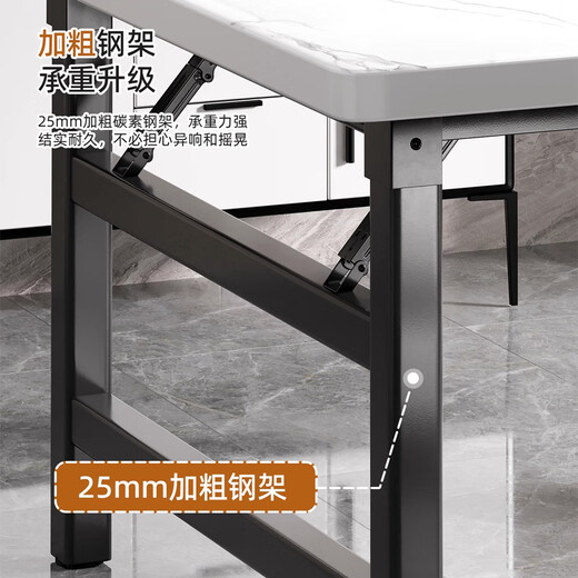 Shuhao foldable table dining table home small apartment dining table egg-breaking table fire table stall small table