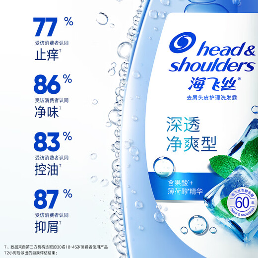 Haifeis scalp care shampoo anti-dandruff and itchy men and women 480g deep and refreshing clean and odor-removing shampoo shampoo