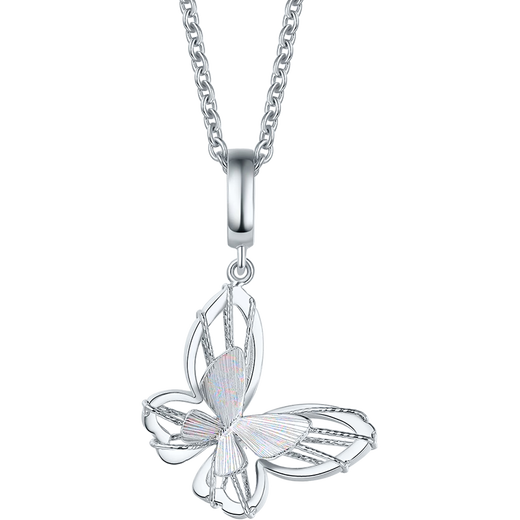 Saturday Blessing Butterfly PT950 platinum pendant women's platinum pendant birthday gift B0413443 without chain, about 1.54g