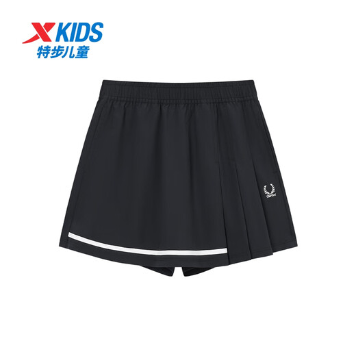 XTEP (XTEP) children's wear-resistant high-elastic skin-skin-printed trousers and skirts for children genuine black 150