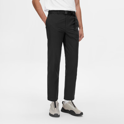 AIGLE [New Spring and Summer Product] Aigata Trousers WR Water-Repellent SOLOTEX Stretch Casual Straight Pants Men's Black BE902 42 (175/84A)