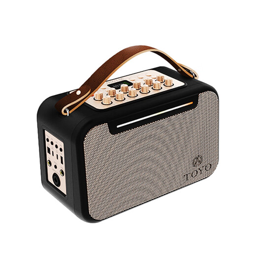 Huamei TOYOT6 electric blowpipe saxophone instrument special guitar playing and singing audio live broadcast karaoke portable bluetooth audio black + bag