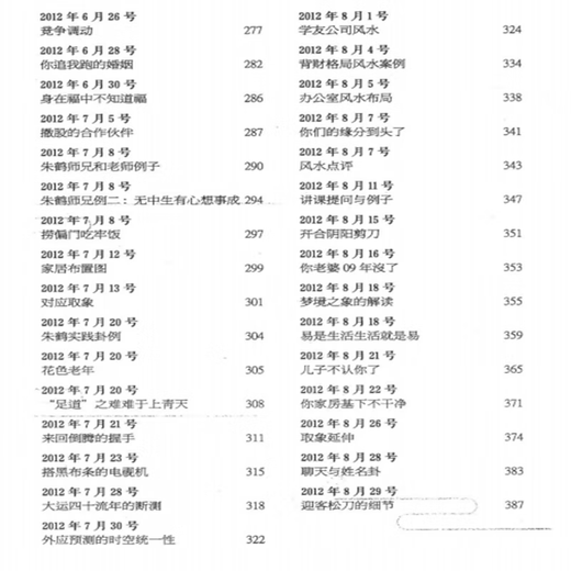 
Wancheng's Talks on Easy Volume 1 and 2 806 pages Ma Wancheng's practical case collection of Eight Trigrams and Numbers Outer Prediction Method